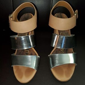 Sam Edelman YELENA leather high heel sandals